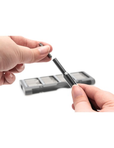 Juego de destornilladores para mecánica de precisión, 57 piezas