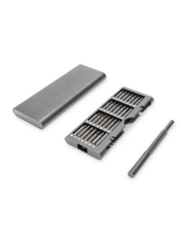 Juego de destornilladores para mecánica de precisión, 57 piezas