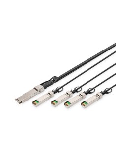 ble de conexión directa 40G QSFP+ to 4XSFP+ 3 m