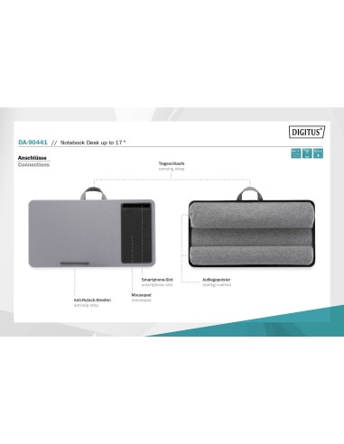 Escritorio para ordenador portátil/estación de trabajo