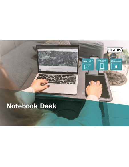 Escritorio para ordenador portátil/estación de trabajo