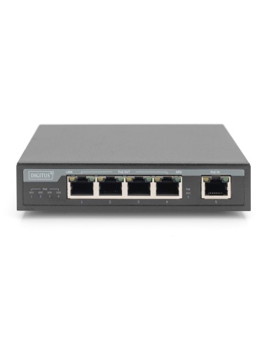 Extensor Gigabit PoE para interiores, 4 puertos, 85 W, 100 m