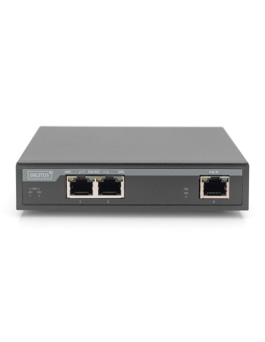 Extensor Gigabit PoE para interiores, 2 puertos, 60 W, 100 m