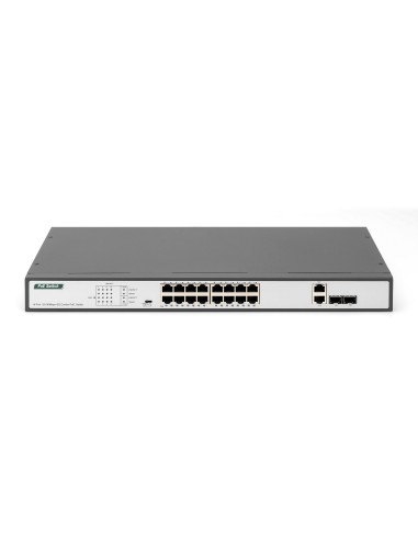 Conmutador Fast Ethernet PoE 16 puertos PoE + 2, 250W PoE