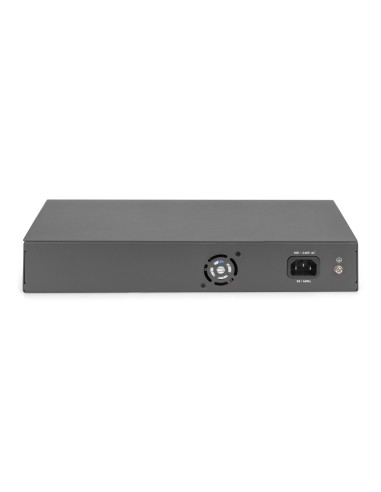 Conmutador FE PoE de 24 puertos, 2 puertos Uplink (SFP/RJ45)