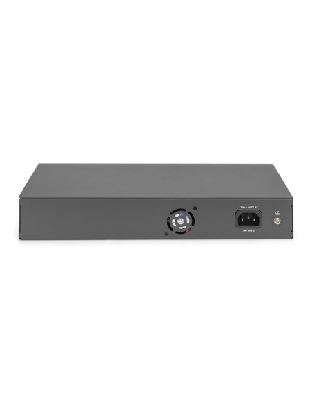 Conmutador FE PoE de 24 puertos, 2 puertos Uplink (SFP/RJ45)