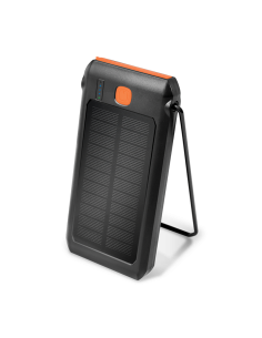 Power bank energía solar 10000 mAh, linterna, 2x USB-A QC y 1x USB-C PD