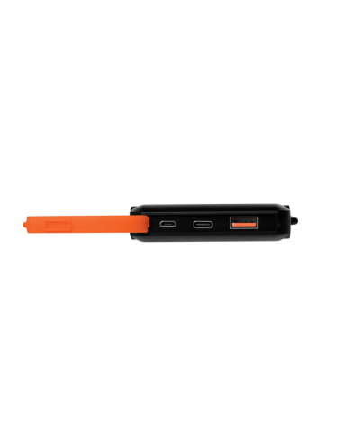 Power bank energía solar 10000 mAh, linterna, 2x USB-A QC y 1x USB-C PD