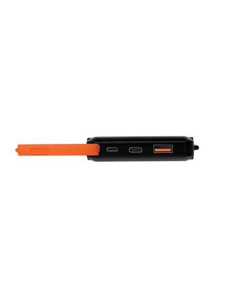 Power bank energía solar 10000 mAh, linterna, 2x USB-A QC y 1x USB-C PD