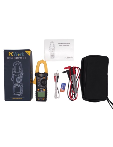 PINZA AMPERIMETRICA DIGITAL TRMS 600A AC/DC