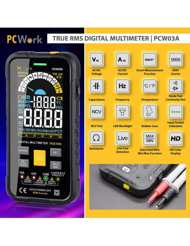 MULTIMETRO DIGITAL TRMS