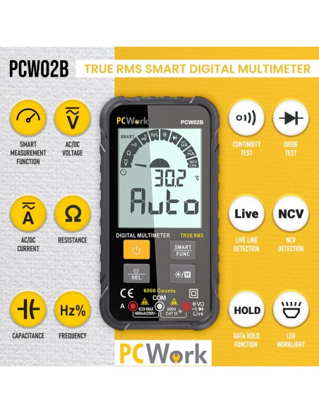 MULTIMETRO DIGITAL TRMS