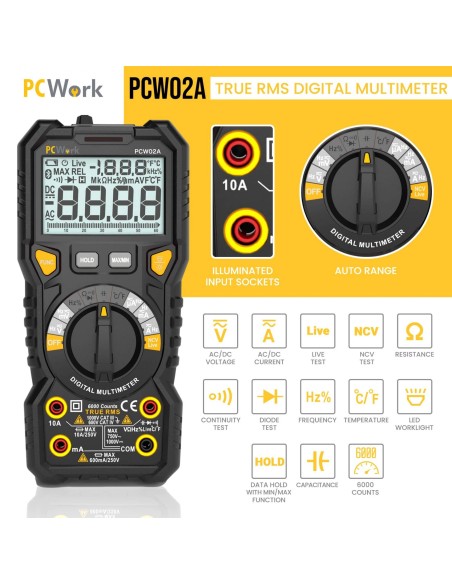 MULTIMETRO DIGITAL TRMS