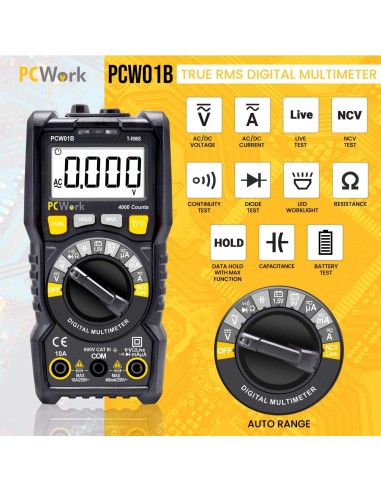MULTIMETRO DIGITAL TRMS
