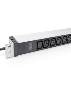 Regleta de 12 enchufes, cable de alimentación de 2 m contacto de puesta a tierra 2