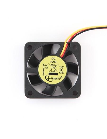 VENTILADOR DE 12V 40x40x10mm 3 CABLES CON CONECTOR DE REFRIGERACION