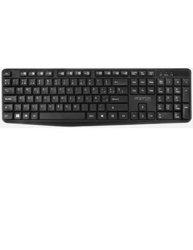 Kit teclado multimedia + ratón inalámbricos