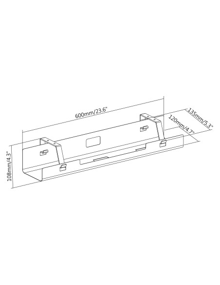 Canal de gestión de cables
