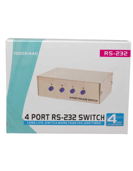 Conmutador DB9 1x4 Manual