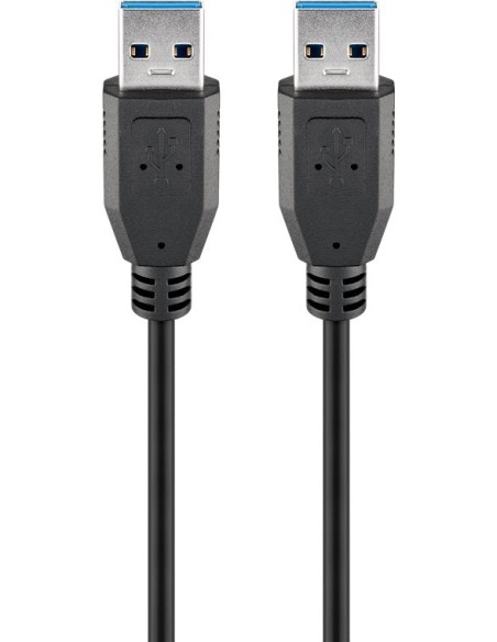 Cable USB 3.0 M/M tipo-A 0.5Mts