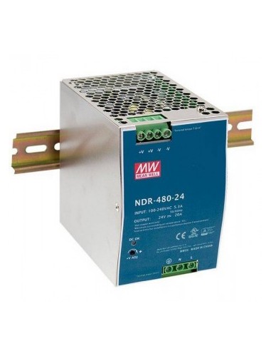 FUENTE DE CARRIL DIN 480W 48Vdc 10A PFC