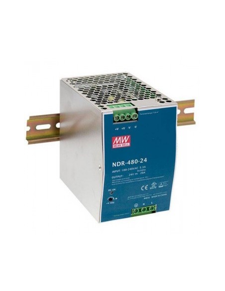 FUENTE DE CARRIL DIN 480W 48Vdc 10A PFC