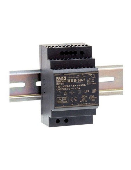 FUENTE DE CARRIL DIN 60W 12Vdc 4.5A 3SU