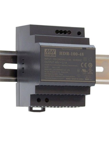 FUENTE DE CARRIL DIN 100W 15Vdc 6.5A 4SU