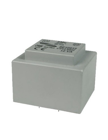 TRANSFORMADOR ENCAPSULADO PCB 2x24V 1.8VA 2x38mA