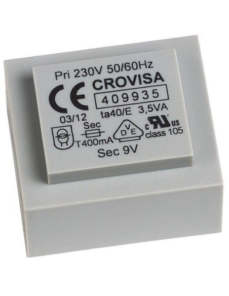 TRANSFORMADOR ENCAPSULADO PCB 7.5V 3.5VA 466mA