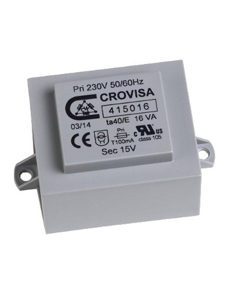 TRANSFORMADOR ENCAPSULADO PCB 9V 16VA 1.7A