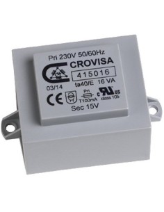 TRANSFORMADOR ENCAPSULADO PCB 12V 16VA 1.3A