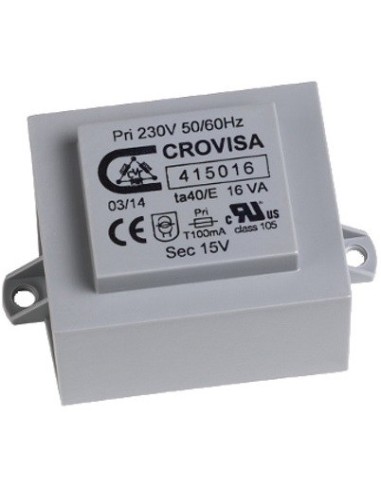 TRANSFORMADOR ENCAPSULADO PCB 15V 16VA 1.06A
