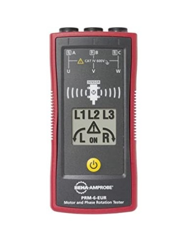 Comprobador de rotación de fases y de motores