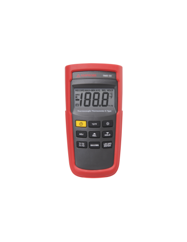 Termómetro digital de tipo K con doble entrada