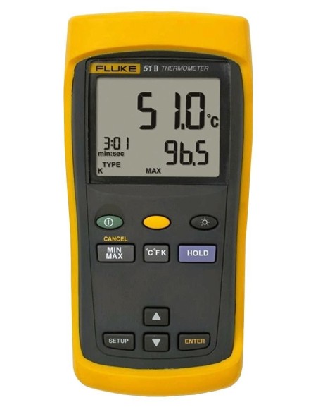 Termómetro digital portátil con sonda Fluke 51 II