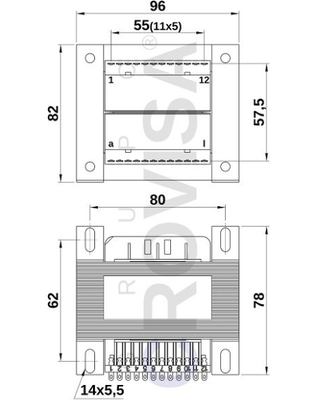 TRANSFORMADOR CONVENCIONAL 24V+24V 3A