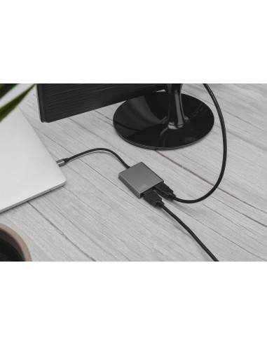 Adaptador gráfico USB Type-C 4K 2 en 1 HDMI