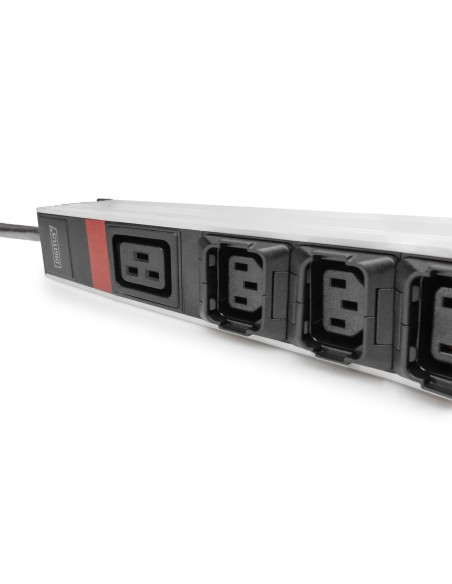 PDU IT básica, trifásica 16 A, 24 x C13, 3 x C19, cable de alimentación de 3 m, clavija IEC 60309 16 A