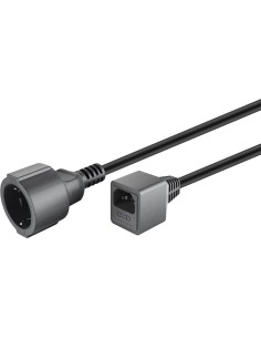 Cable de extensión de contacto a tierra, 1,5 m, negro