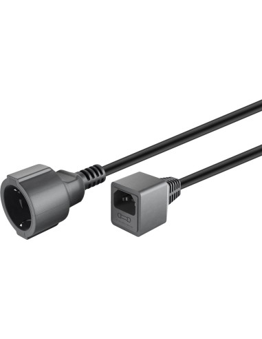 Cable de extensión de contacto a tierra, 1,5 m, negro