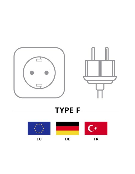 Cable de extensión de contacto a tierra, 1,5 m, negro