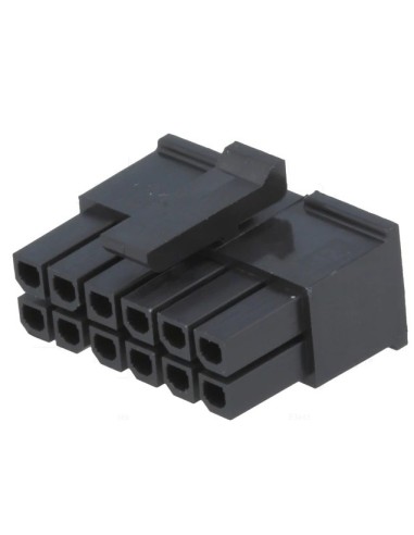 CONECTOR MOLEX MICROFIT HEMBRA AEREO 12 PINS