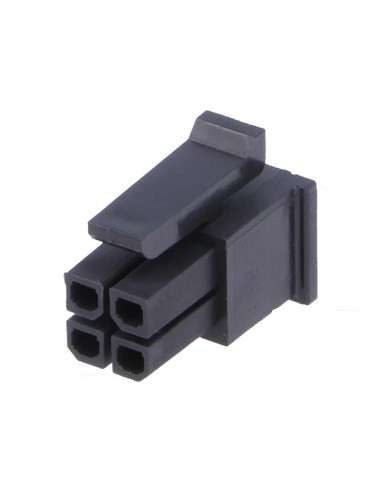 CONECTOR MOLEX MICROFIT HEMBRA DE 4 PINS AEREO