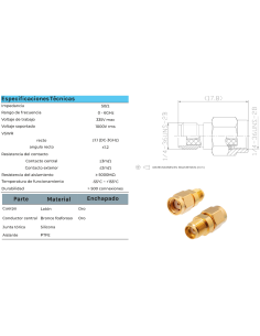 ADAPTADOR .SMA-H/RSMA-M 2