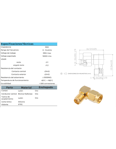 ADAPTADOR SMA MACHO-HEMBR.90º