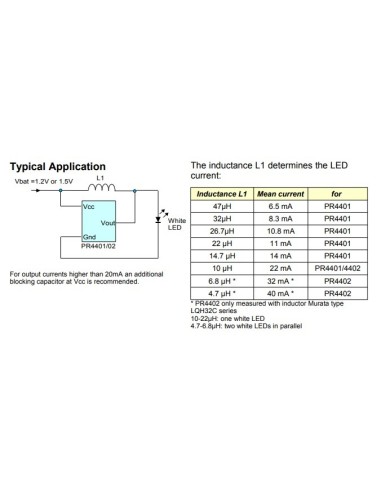 DRIVER BOOST PARA LED SOT23 250mA 0.7V-15V