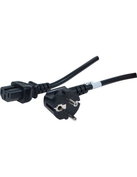 Cable de alimentación CEE7/C15 negro - 1,8 m