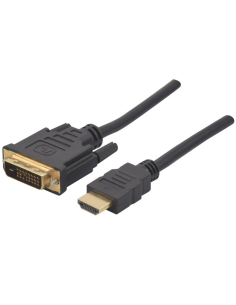 CABLE HDMI A DVI-D (24+1) 2MTS M/M