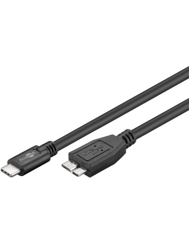 CABLE USB-C A MICRO USB-B 3.0 M/M 1MTS